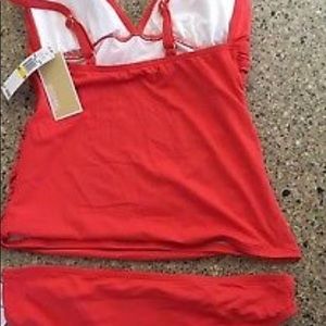 Michael Kors Swim - MK Red NEW never used liner still on it size L Michael Kors Swim - MK Red NEW never used liner still on it size L
